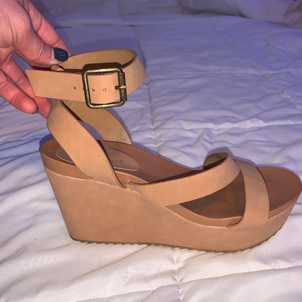 Women's Bamboo Platform Shoes - 6 1/2